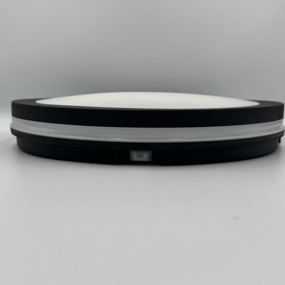 Plafoniera LED IP65 3CCT 3000lm, 300x55mm, IP65, Neagra