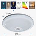 Plafoniera Led cu Senzor de Miscare 12W=75W reglabil, Ø270, 4000K, lumina neutra