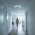 Plafoniera LED cu Senzor de Miscare, 12W (Echivalent 75W), Senzor Reglabil, Ø27cm