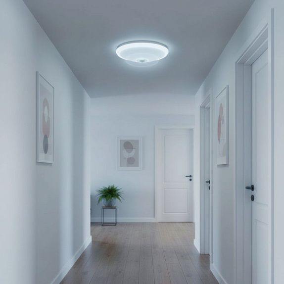 Plafoniera Led cu Senzor de Miscare 18W=115W reglabil, Ø290, 6400K, lumina rece
