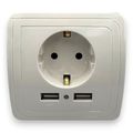 PRIZA SIMPLA CP ST 2 x USB