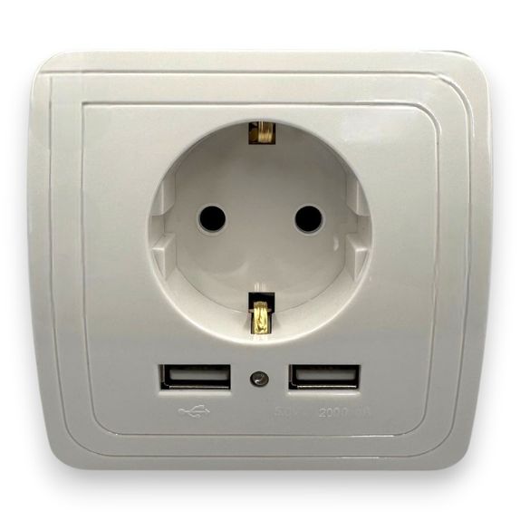 PRIZA SIMPLA CP ST 2 x USB