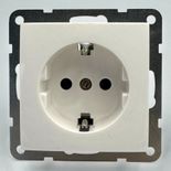 Priza Simpla 2P+E, Spin Top, Alba