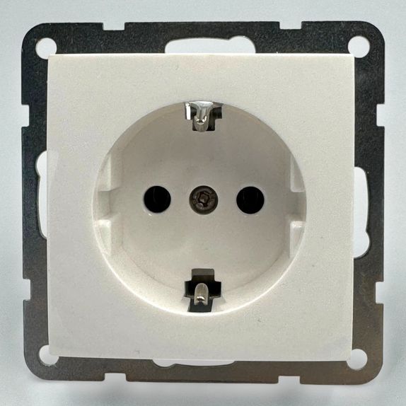 Priza Simpla 2P+E, Spin Top, Alba