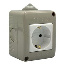 Priza Simpla Aplicata Fara Capac IP20
