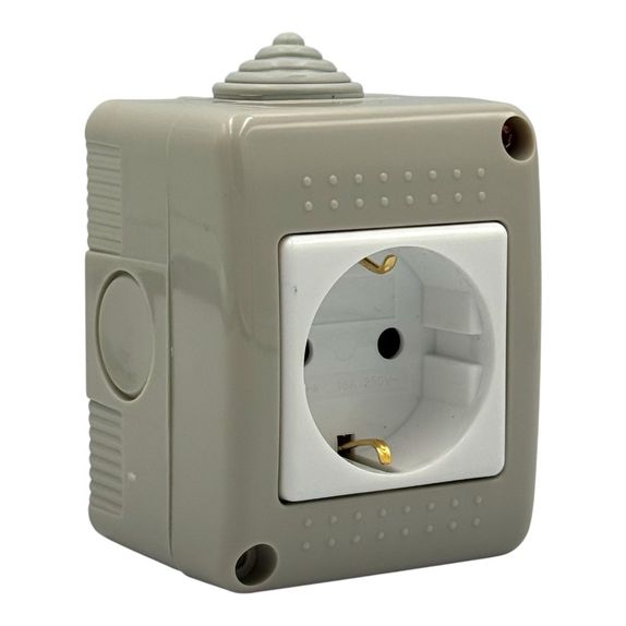 Priza Simpla Aplicata Fara Capac IP20