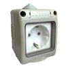 Priza Modulara Simpla cu capac, Antigron, 16A, IP55