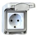 Priza Modulara Simpla cu capac, Antigron, 16A, IP55