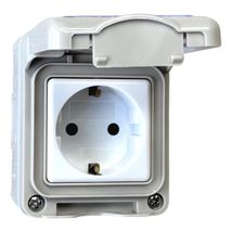 Priza Modulara Simpla cu capac, Antigron, 16A, IP55