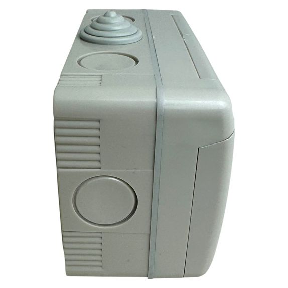 Priza Modulara Dubla cu capac, Antigron, 16A, IP55