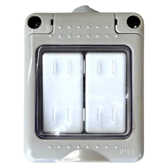 Intrerupator dublu Aplicat Antigron IP55