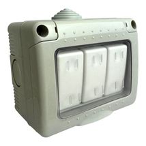Intrerupator Triplu Aplicat Antigron Ip55