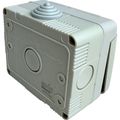 Priza cu intrertupator Aplicat cu capac folie Antigron IP55