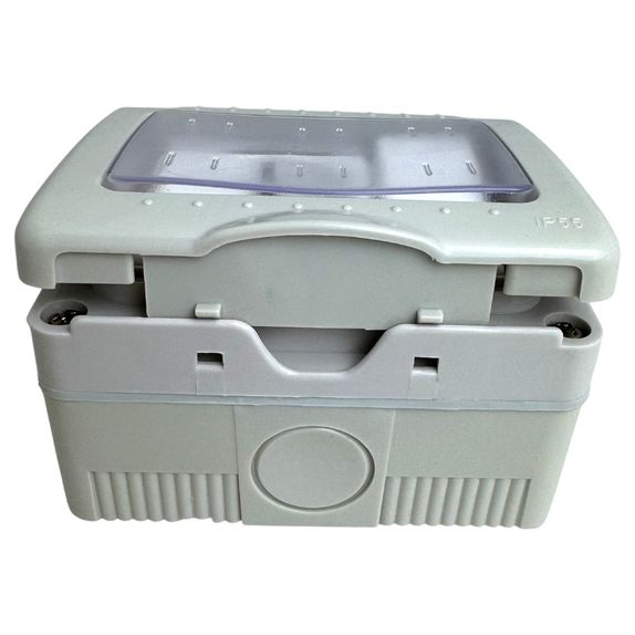 Priza cu intrertupator Aplicat cu capac folie Antigron IP55
