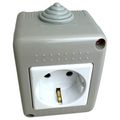 Priza Simpla Aplicata Fara Capac IP20