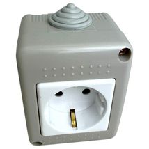Priza Simpla Aplicata Fara Capac IP20