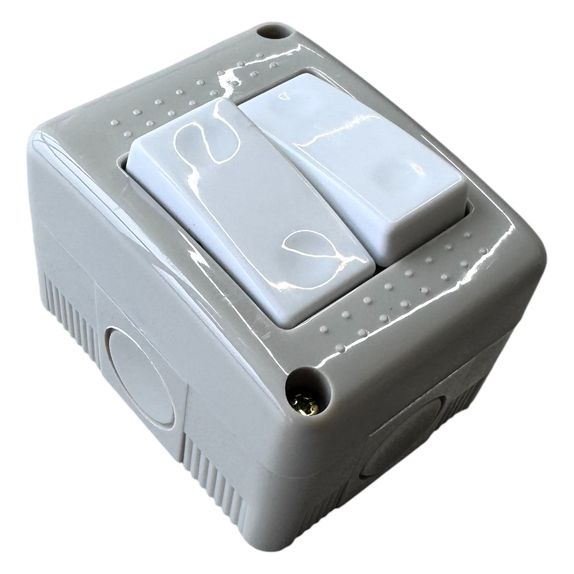 Intrerupator Dublu Aplicat Fara Capac IP20