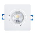 Spot Baie Patrat alb Led COB , 5W=40W, 6500K, lumina rece