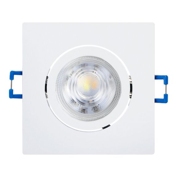 Spot Baie Patrat alb Led COB , 5W=40W, 6500K, lumina rece