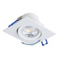 Spot Baie Patrat alb Led COB , 5W=40W, 6500K, lumina rece