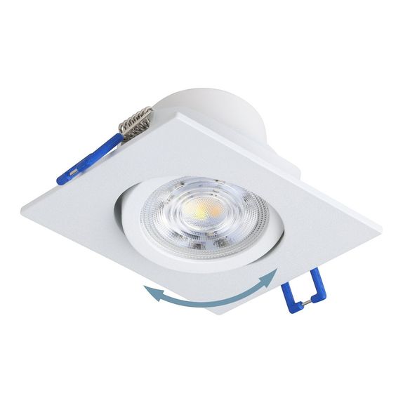 Spot Baie Patrat alb Led COB , 5W=40W, 6500K, lumina rece