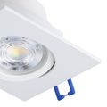 Spot Baie Patrat alb Led COB , 5W=40W, 6500K, lumina rece