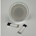 Spot Led Rotund Rama Transparenta, 18W, 6500K, 1000lLm, 3+1GRATIS