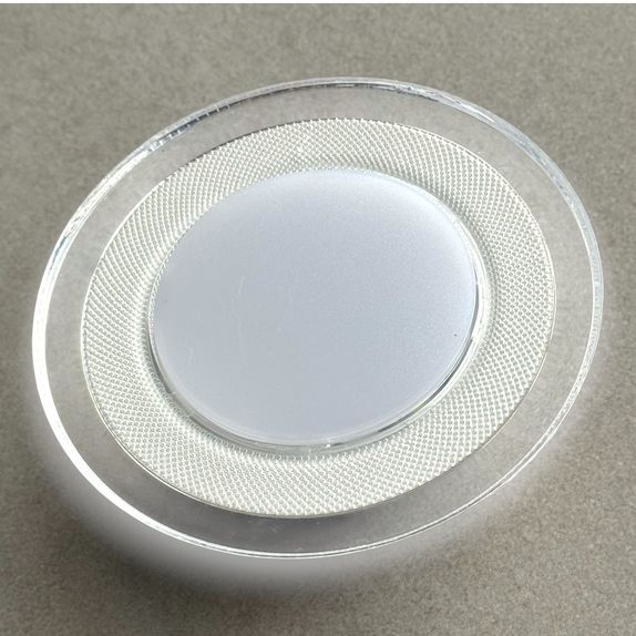 Spot Led Rotund Rama Transparenta, 18W, 6500K, 1000lLm, 3+1GRATIS