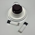 Spot Led Rotund Rama Transparenta, 18W, 6500K, 1000lLm, 3+1GRATIS
