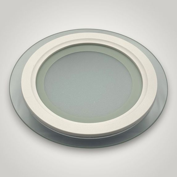 Spot Led Rotund Rama Transparenta 12W/6500K/600lm