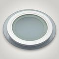 Spot Led Rotund Rama Transparenta, 12W, 6500K, 600Lm, 3+1GRATIS