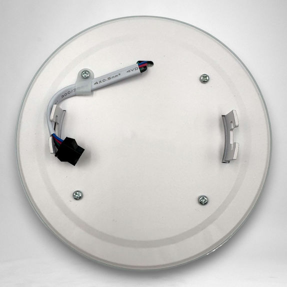 Spot LED Rotund, Doua Culori, 24+12W, 3000K-6500K, Trei Functii, 3+1GRATIS