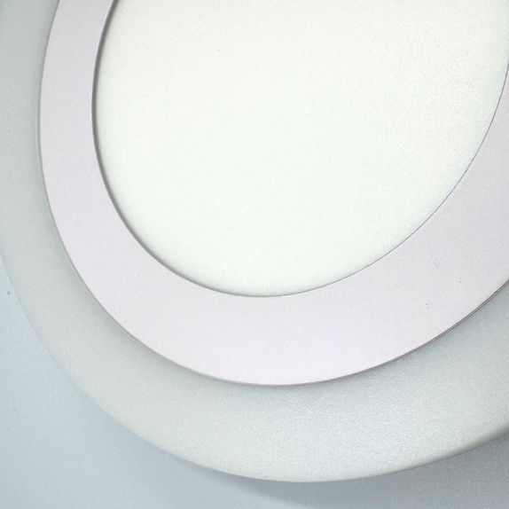 Spot LED Rotund, Doua Culori, 24+12W, 3000K-6500K, Trei Functii, 3+1GRATIS