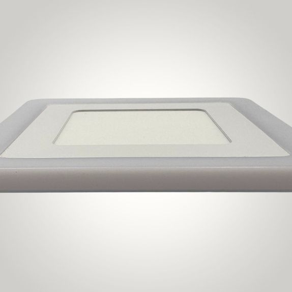 Spot LED Patrat Doua Culori 3+3W 3000k-6500k Trei Functii
