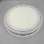Spot LED Rotund Aplicat Doua Culori 24+12W 3000k-6500k Trei Functii