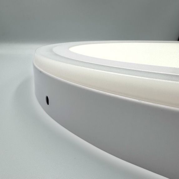 Spot LED Rotund Aplicat Doua Culori 24+12W 3000k-6500k Trei Functii