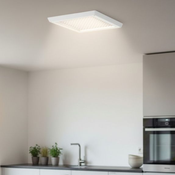 Plafoniera LED subtire pentru Bucatarie, 16W, Design Aplicat, Lumina Alba