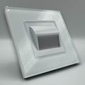 Spot led scara din sticla alb 1W 4000K