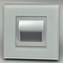 Spot led scara din sticla alb 1W 4000K