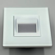 Spot led scara din sticla alb 1W 4000K