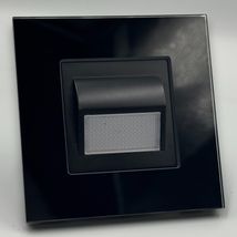 Spot led scara din sticla negru 1W 4000K