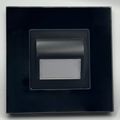 Spot led scara din sticla negru 1W 4000K