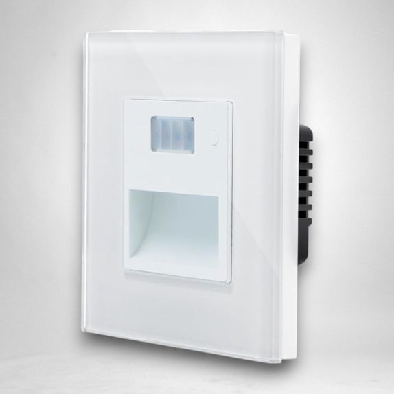 Spot led scara din sticla alb cu senzor 1.5W 1800K-7500K