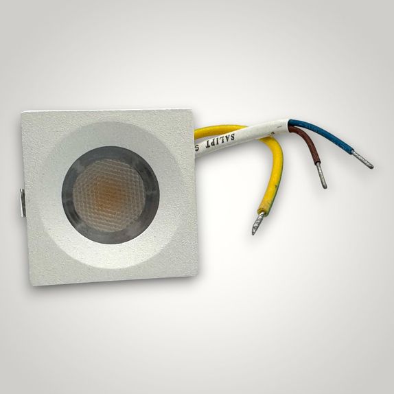 Spot Mobila LED Patrat 35x35mm, 3W, 6000K, lumina rece