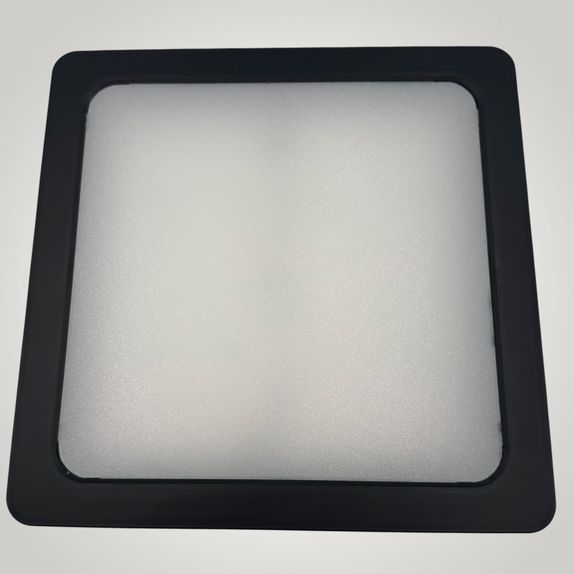 Spot Led incastrat negru 220x220mm 24W 4100K IP44