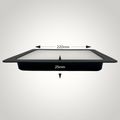 Spot Led incastrat negru 220x220mm 24W 4100K IP44