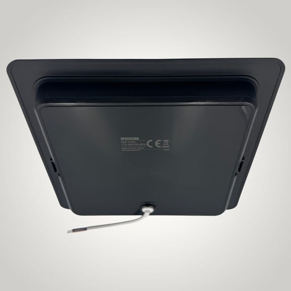 Spot Led incastrat negru 220x220mm 24W 4100K IP44