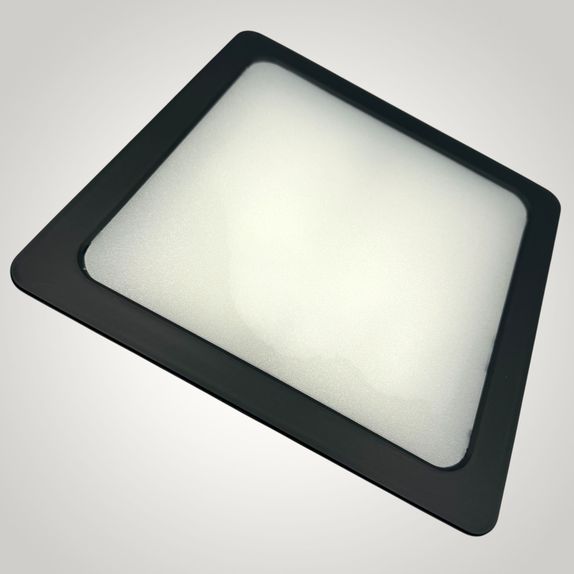 Spot Led incastrat negru 220x220mm 24W 4100K IP44
