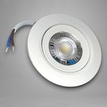 Spot Baie incastrat Led COB Rotund alb, Ø95, 5W=40W, 6500K, lumina rece