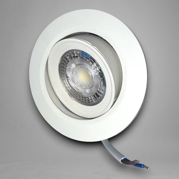 Spot Baie incastrat Led COB Rotund alb, Ø95, 5W=40W, 6500K, lumina rece